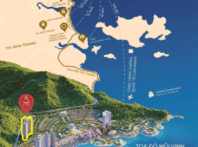 Vị trí toạ lạc Alora Nha TRang